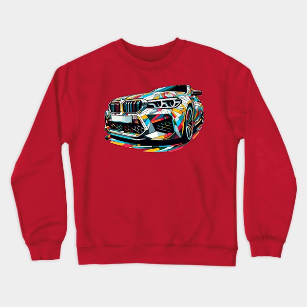 BMW M5 Crewneck Sweatshirt by Vehicles-Art